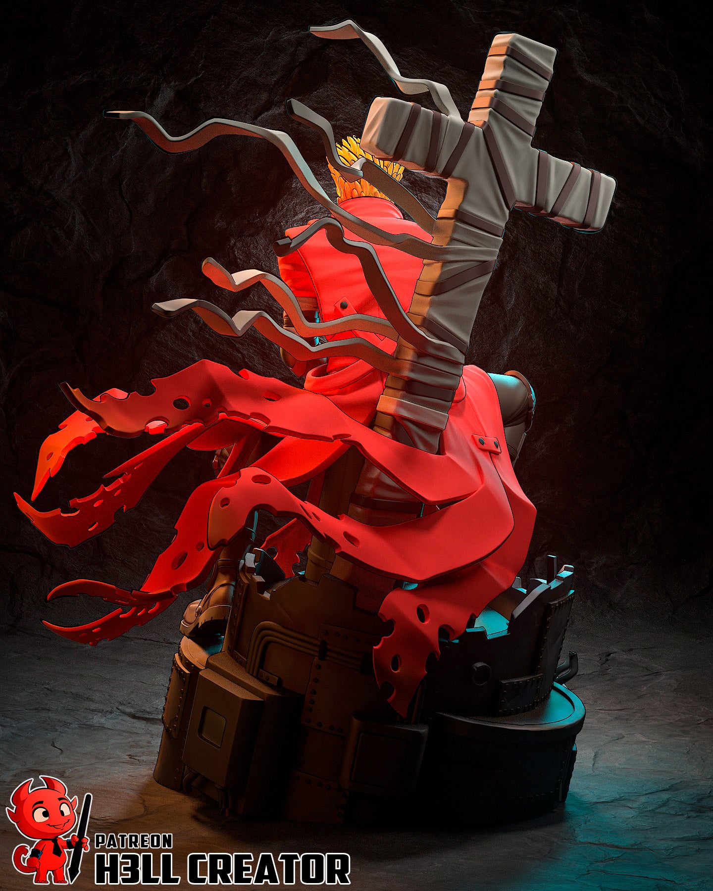 Vash the Stampede (Trigun) - 3D Printed Fan Art Model Kit