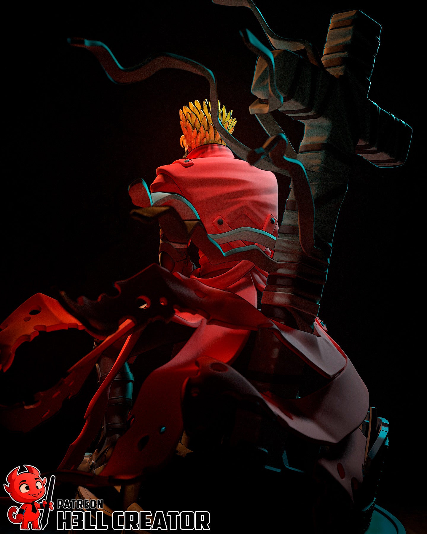Vash the Stampede (Trigun) - 3D Printed Fan Art Model Kit