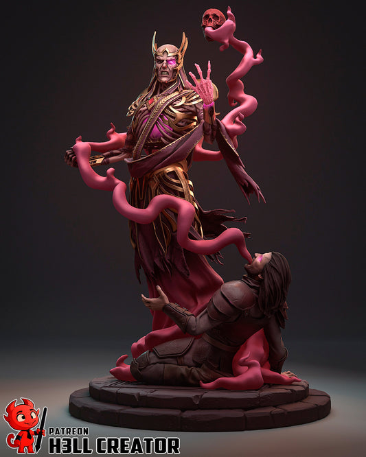 Vecna (Dungeons and Dragons)) 3d Printed Model Kit - 1:12