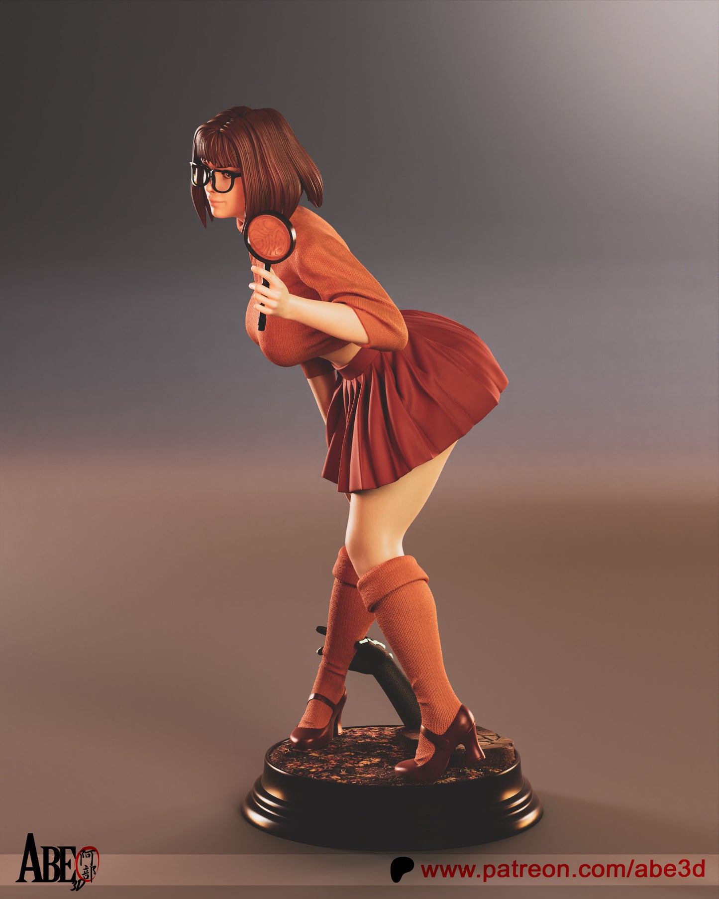 Velma (Scooby Doo) - 3D Model Statue Kit - 1:4 scale