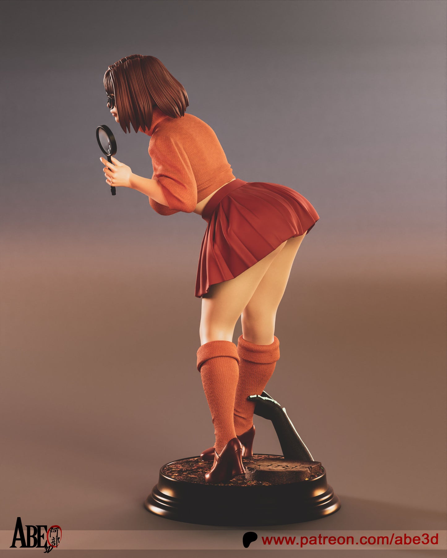 Velma (Scooby Doo) - 3D Model Statue Kit - 1:4 scale