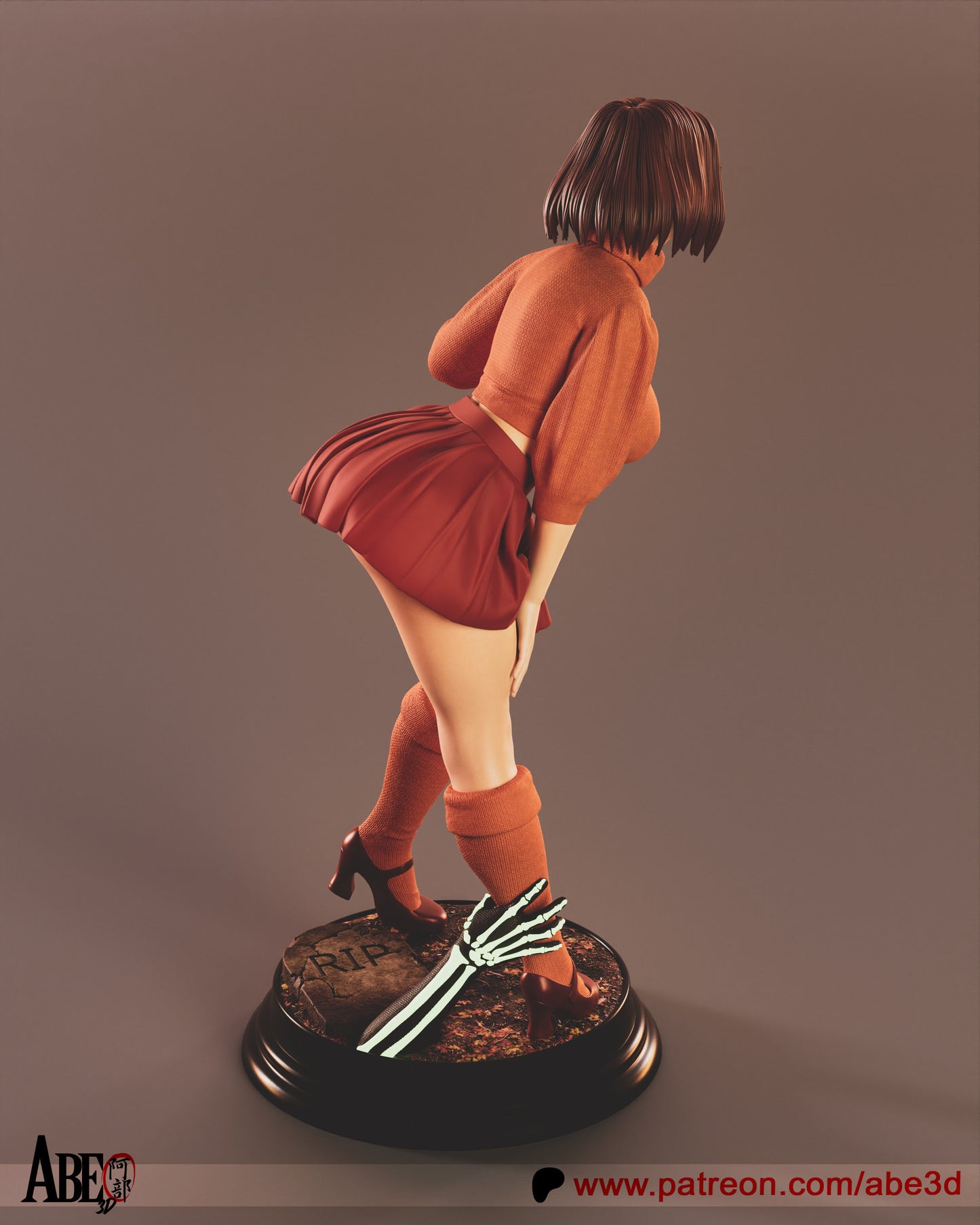 Velma (Scooby Doo) - 3D Model Statue Kit - 1:4 scale