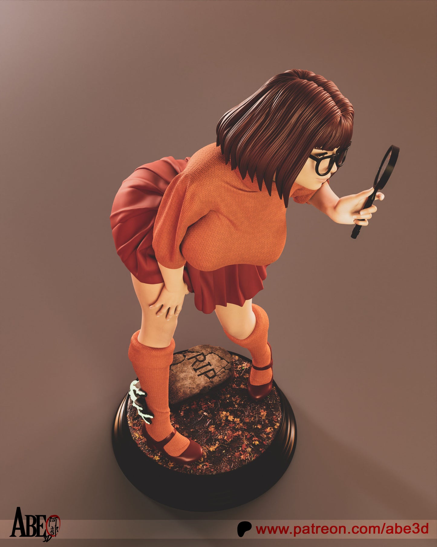 Velma (Scooby Doo) - 3D Model Statue Kit - 1:4 scale