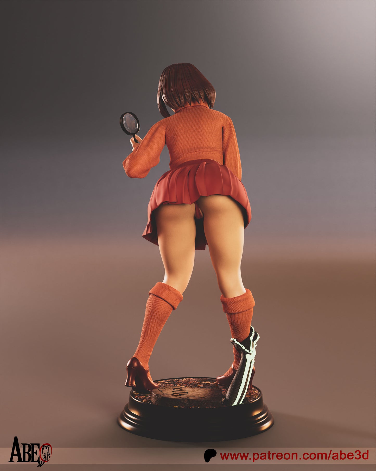 Velma (Scooby Doo) - 3D Model Statue Kit - 1:4 scale