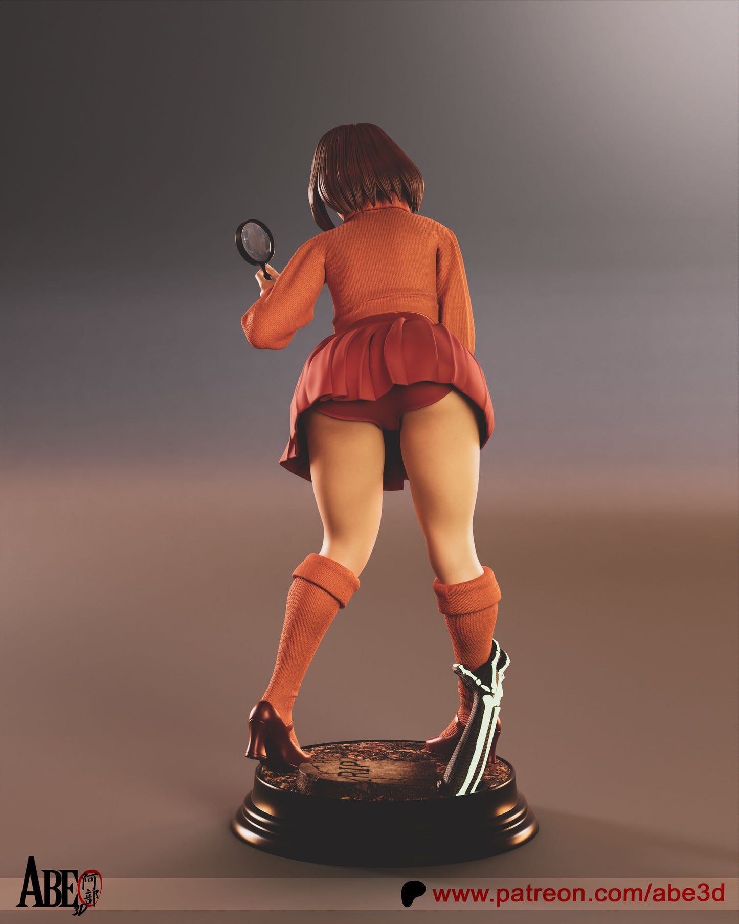Velma (Scooby Doo) - 3D Model Statue Kit - 1:4 scale