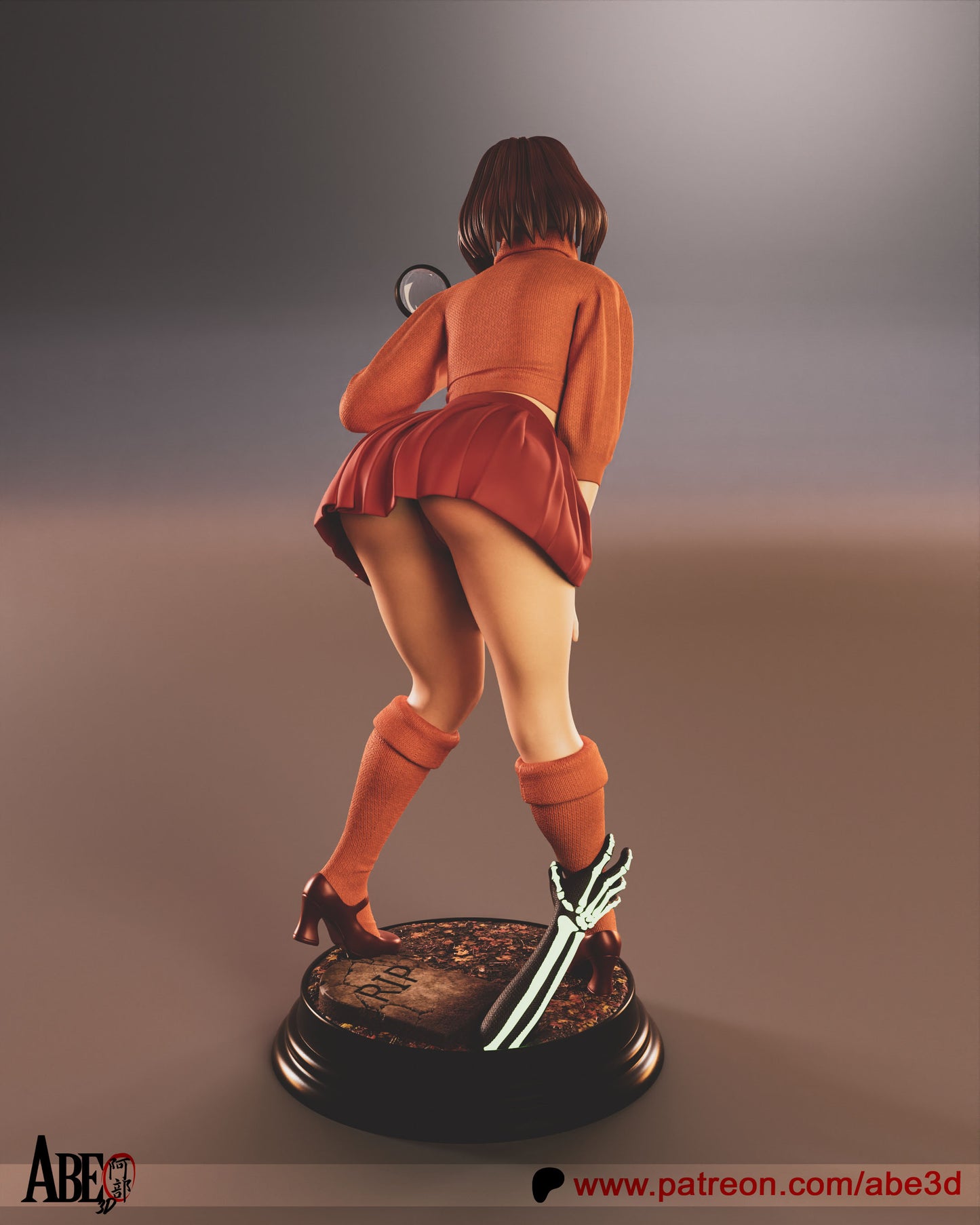 Velma (Scooby Doo) - 3D Model Statue Kit - 1:4 scale