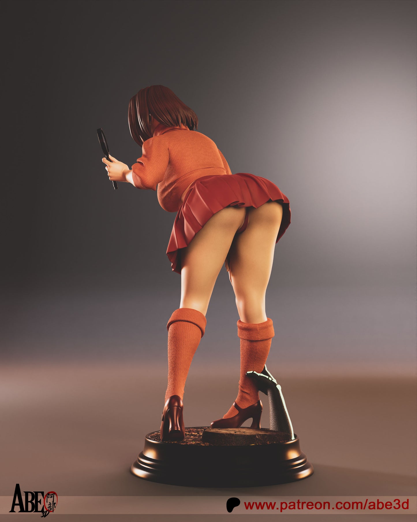 Velma (Scooby Doo) - 3D Model Statue Kit - 1:4 scale