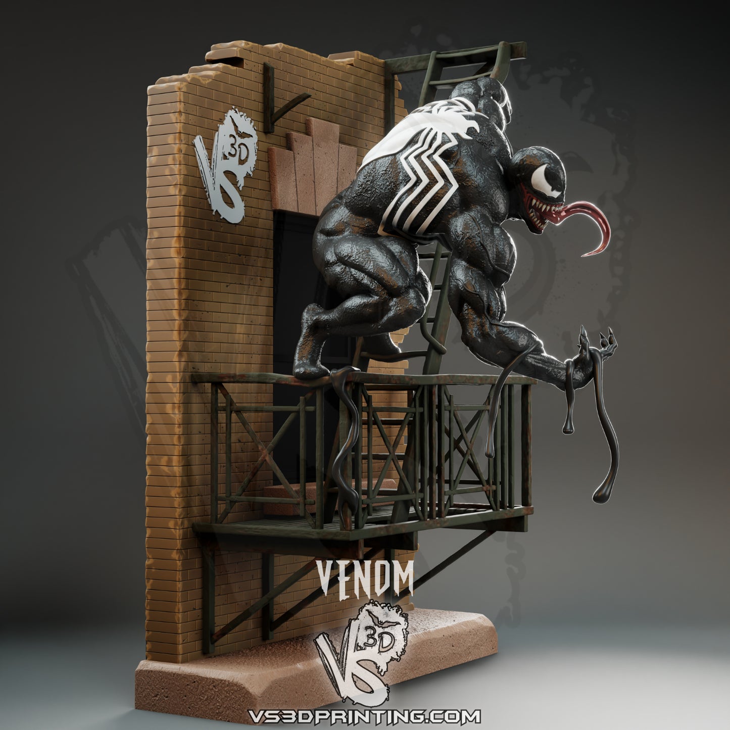 Venom (The Animated Series) - 3d Printed Model Kit