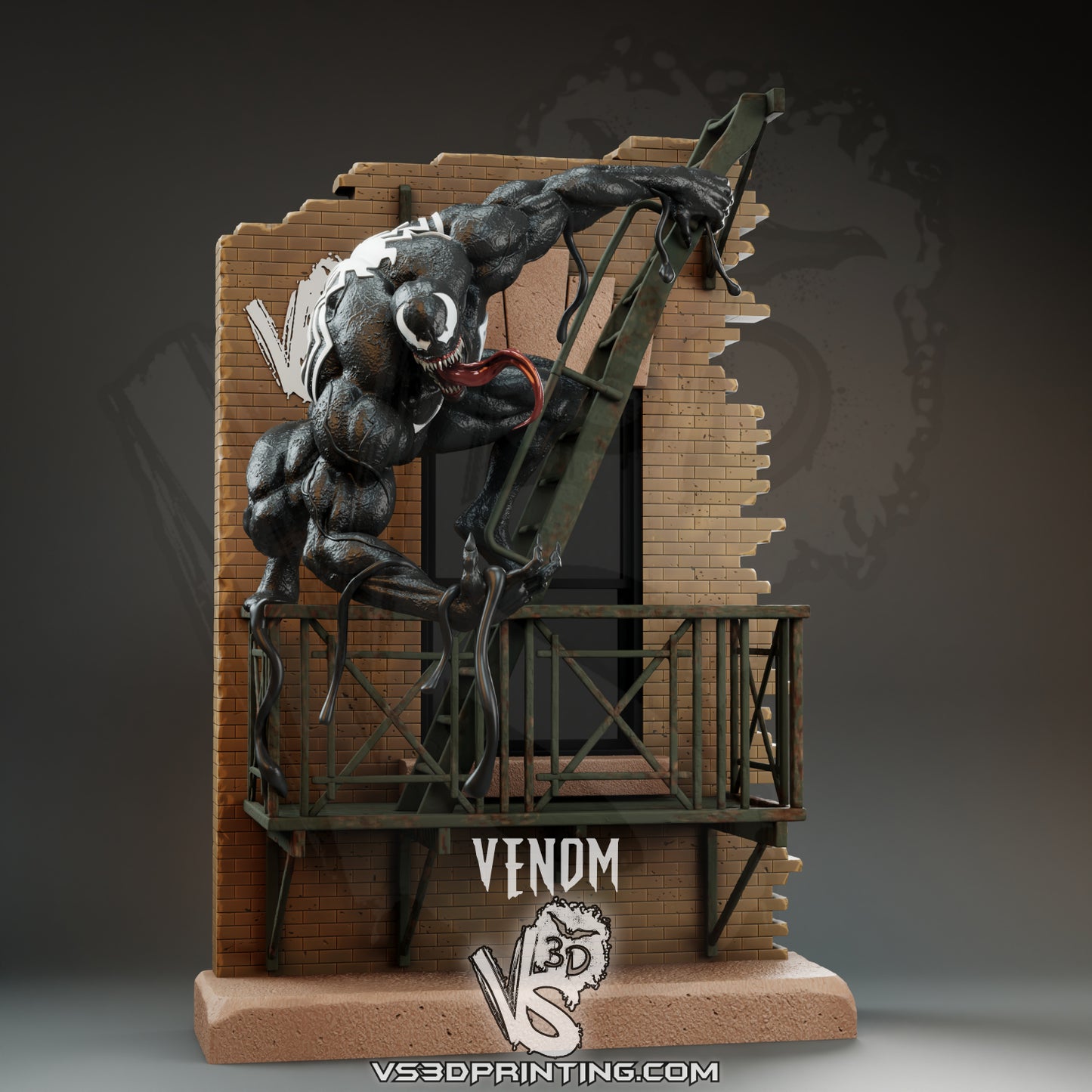 Venom (The Animated Series) - 3d Printed Model Kit