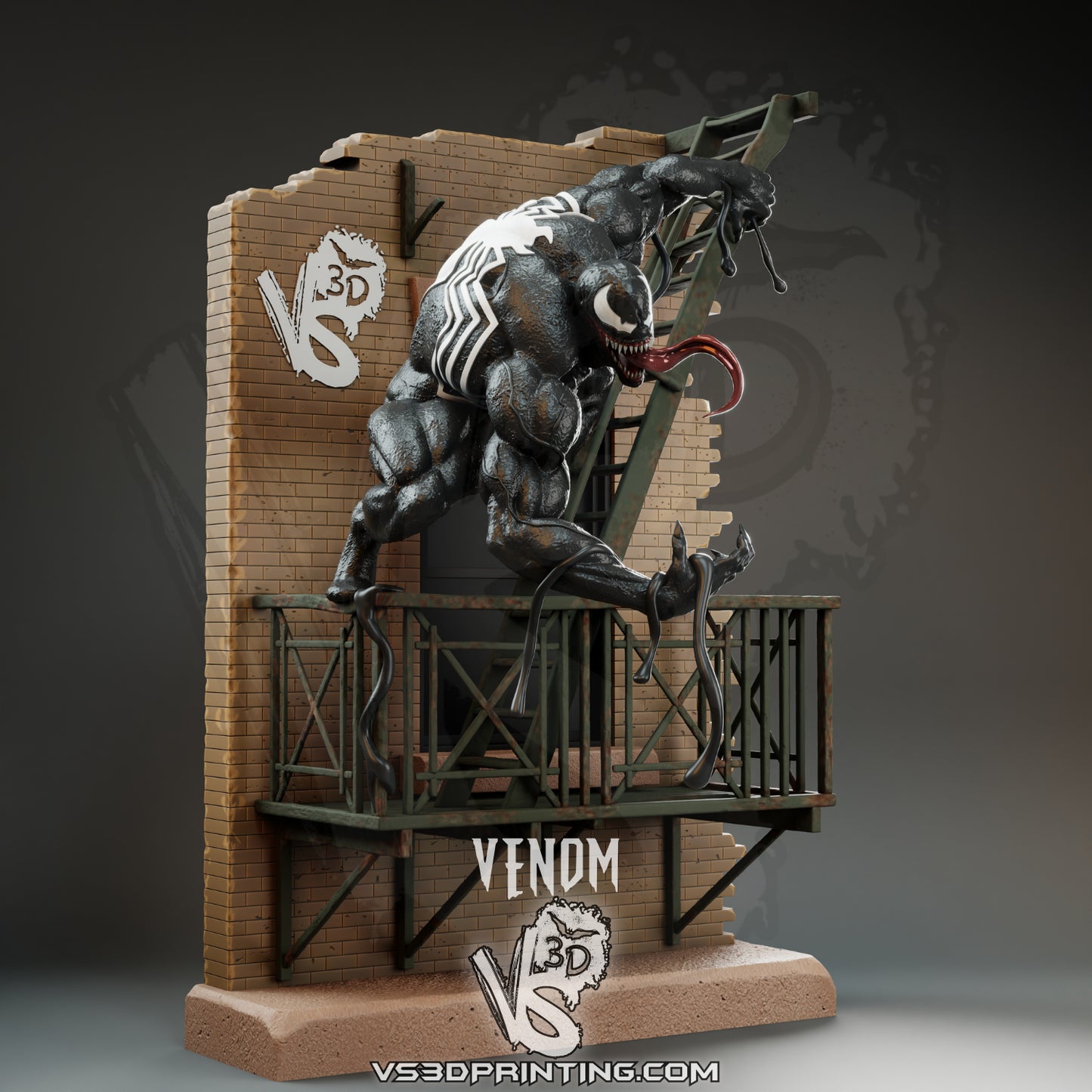 Venom (The Animated Series) - 3d Printed Model Kit