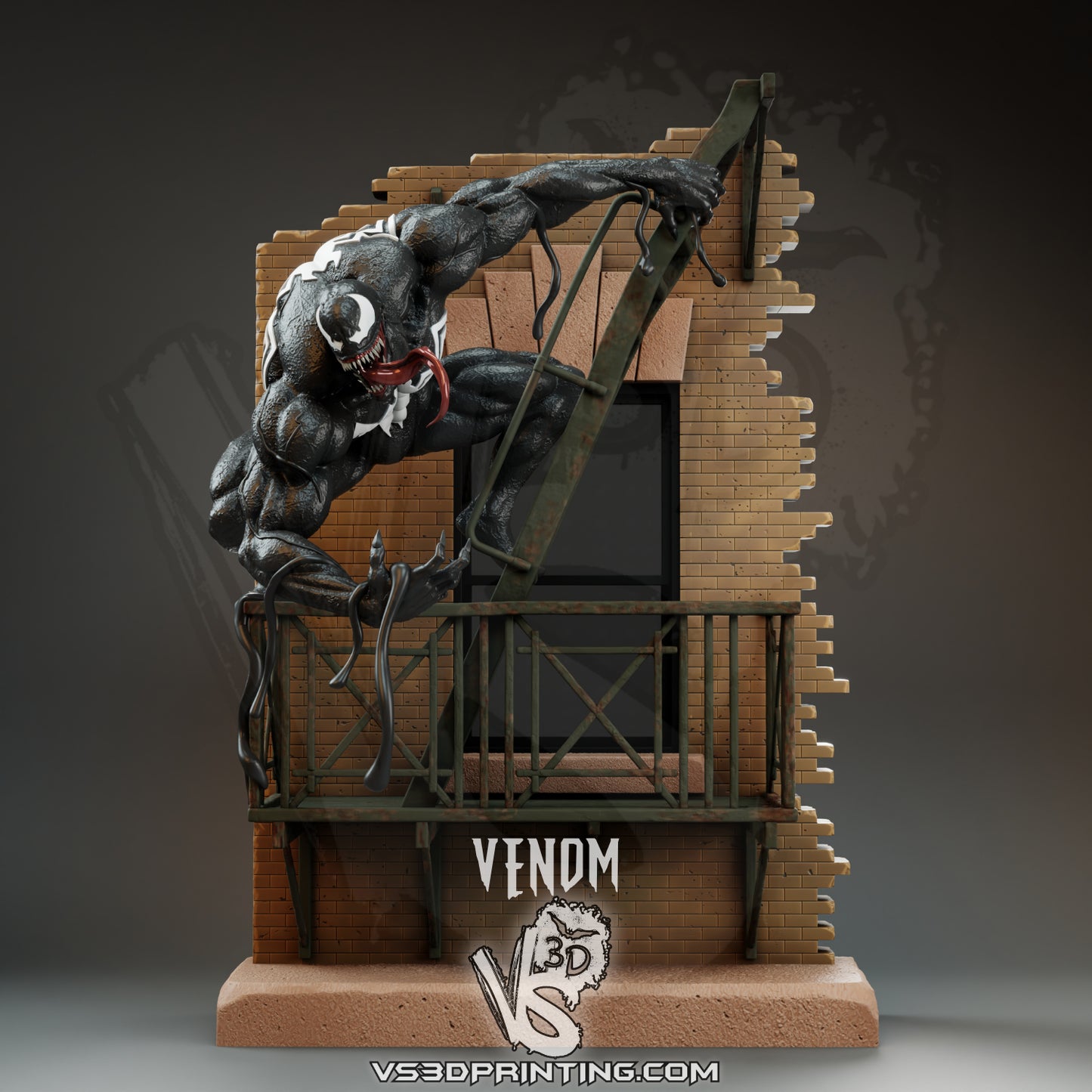 Venom (The Animated Series) - 3d Printed Model Kit