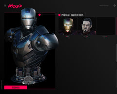 Iron Man (Bust) 3D Print model - Fan Art - 4 or 8 scale