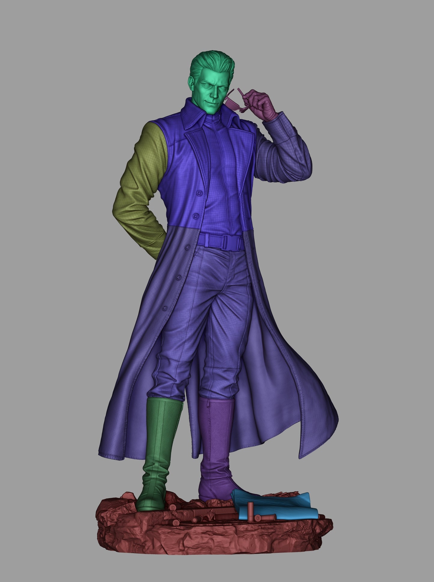 Albert Wesker - 3D printed Model kit 9 and 6 Scale