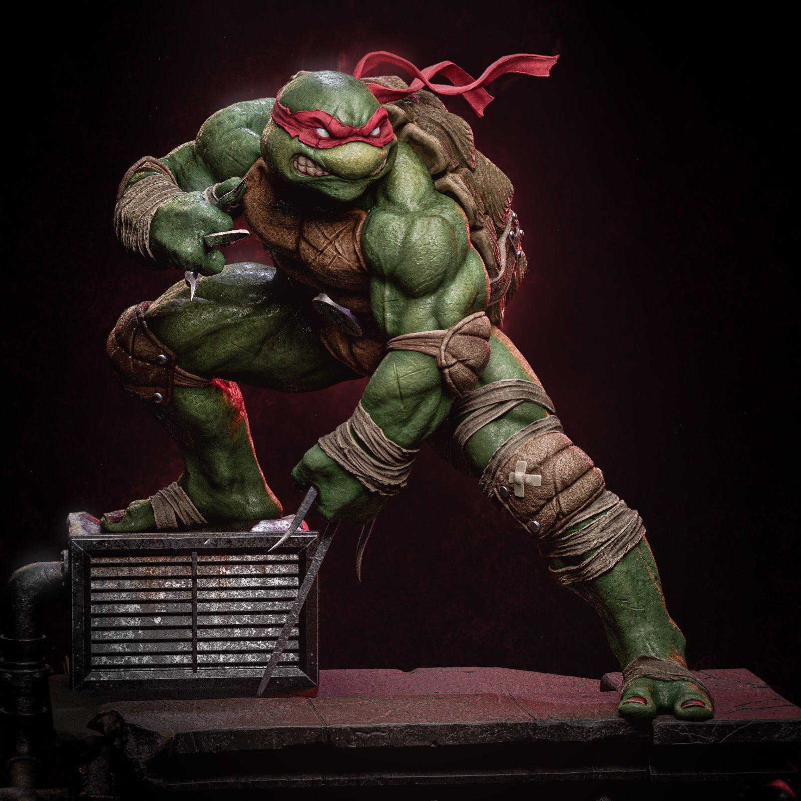 Teenage Mutant Ninja Turtles (Fan Art) - 3D printed Diorama kit (CA3D)