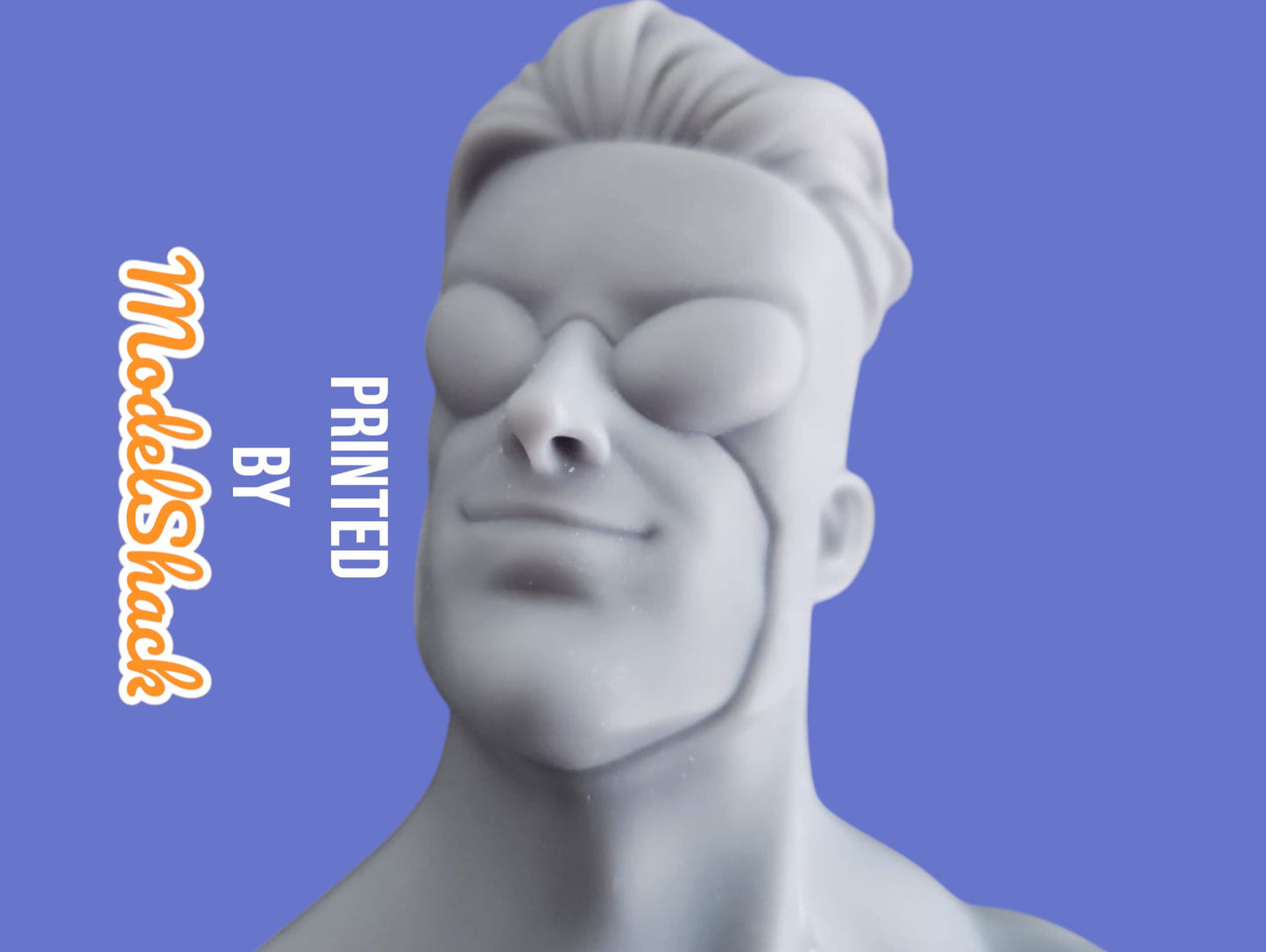 Invincible Bust 3D Print Model Kit - Unpainted and Unassembled