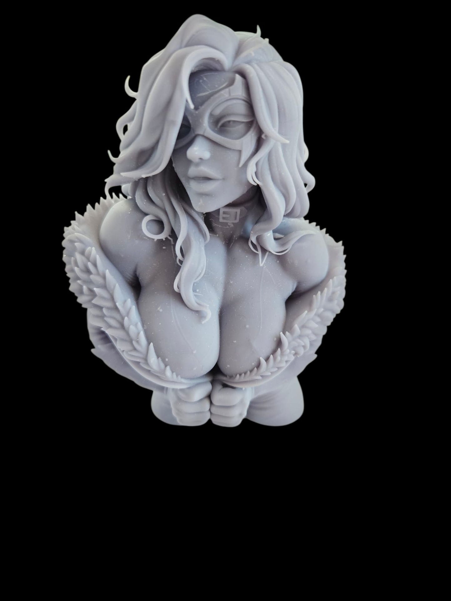 Black Cat Bust 125mm - 3d Printed Bust