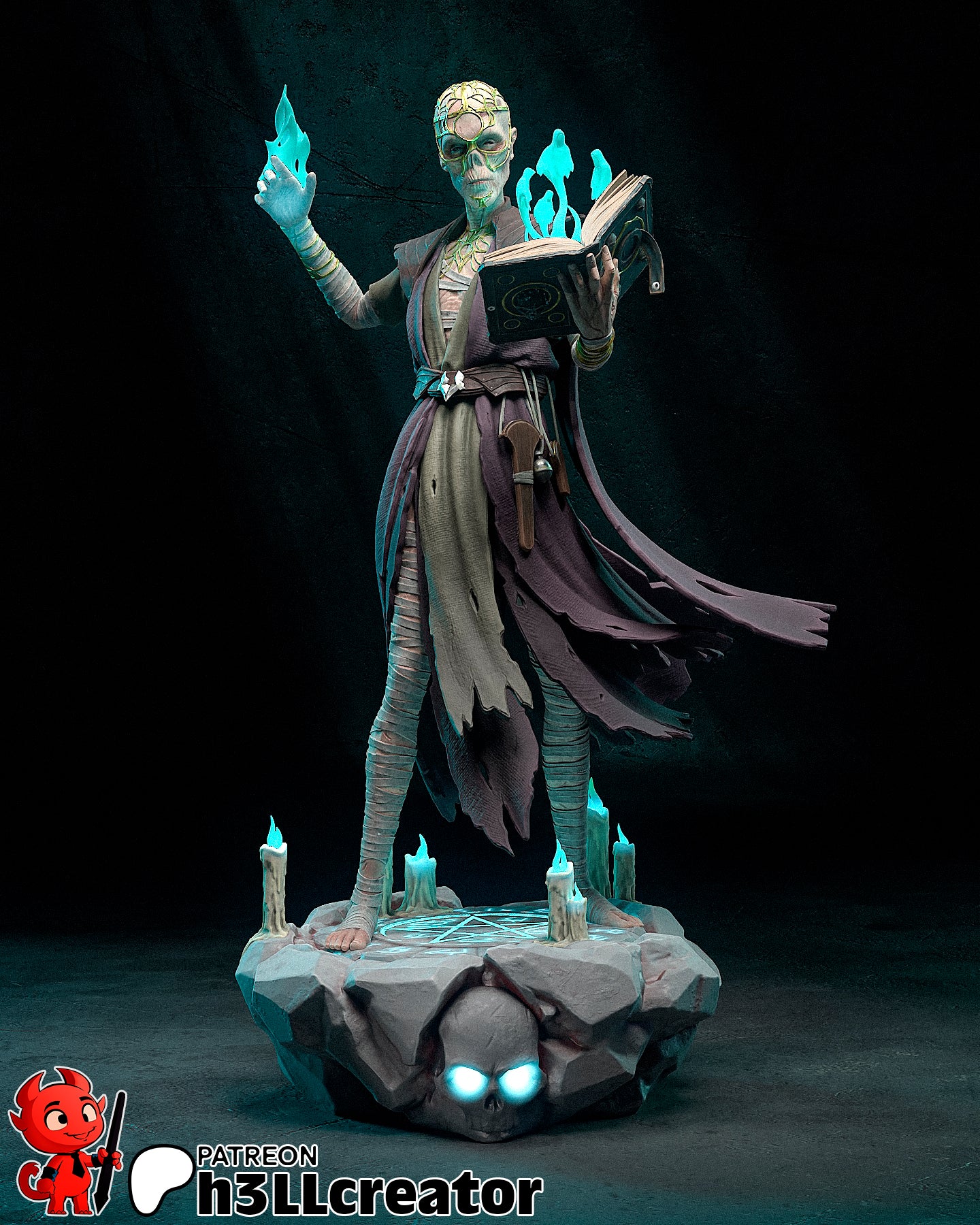 Withurs - 3D Printed Statue / Bust 12 Scale Model Kit