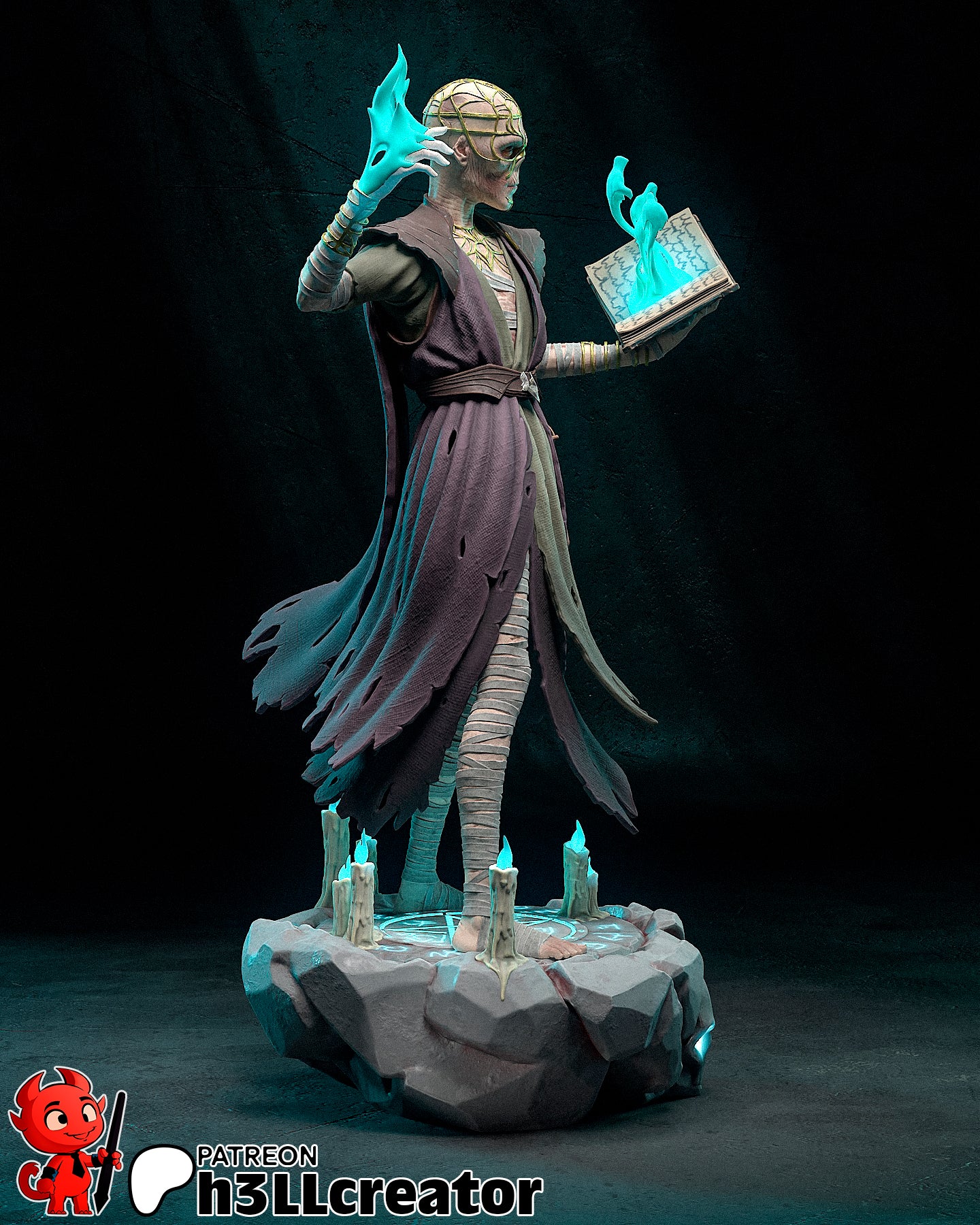 Withurs - 3D Printed Statue / Bust 12 Scale Model Kit