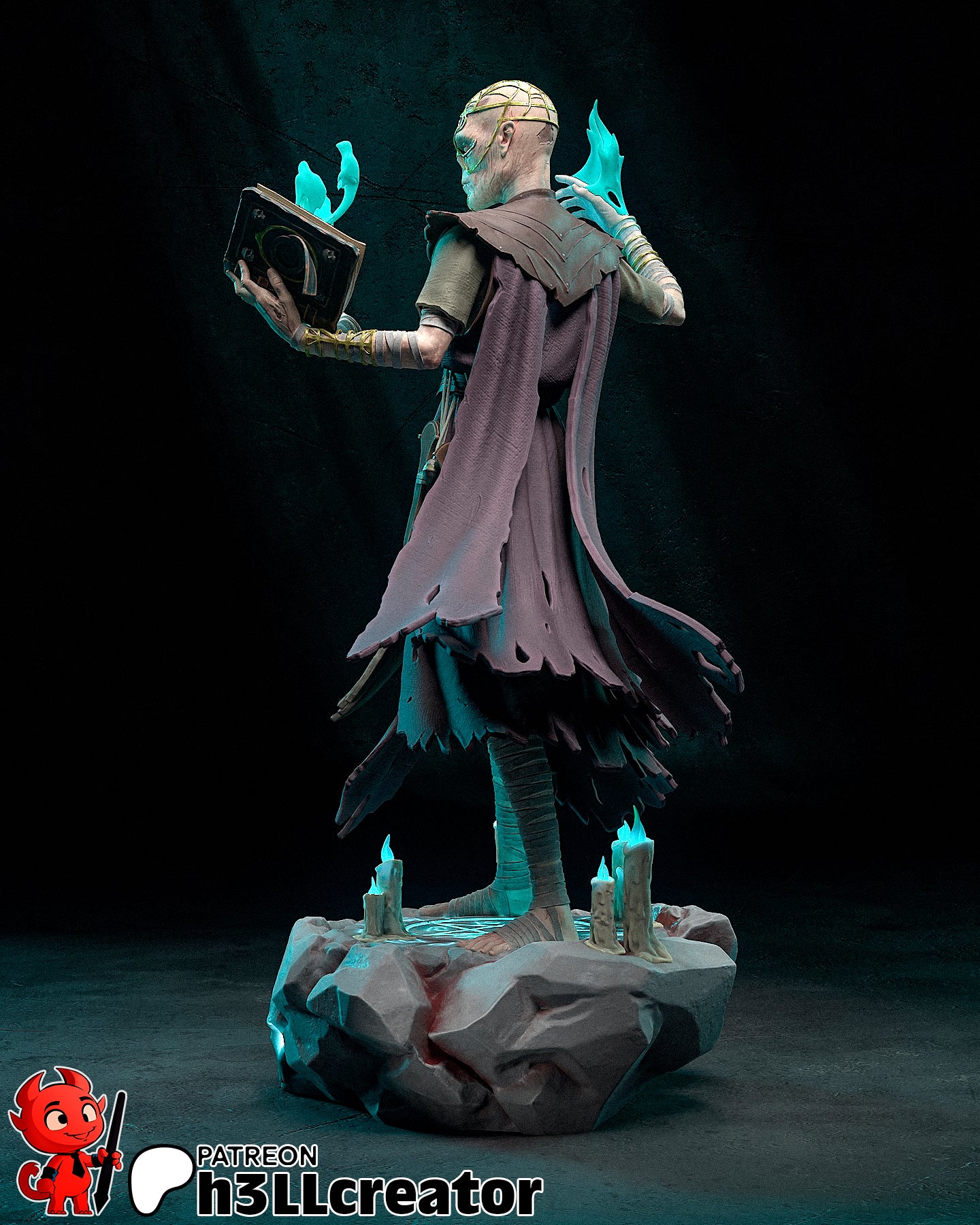 Withurs - 3D Printed Statue / Bust 12 Scale Model Kit