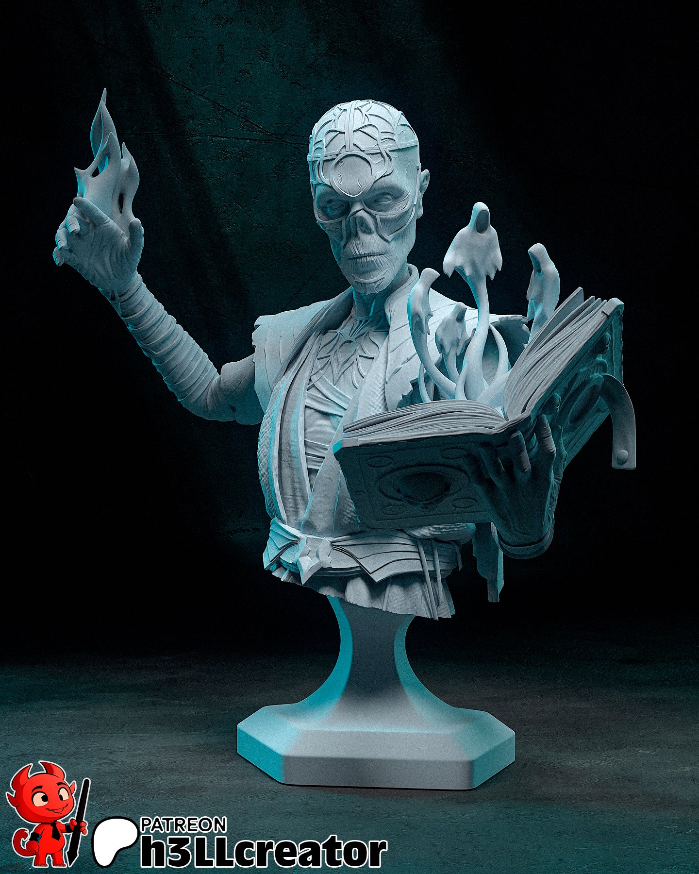 Withurs - 3D Printed Statue / Bust 12 Scale Model Kit