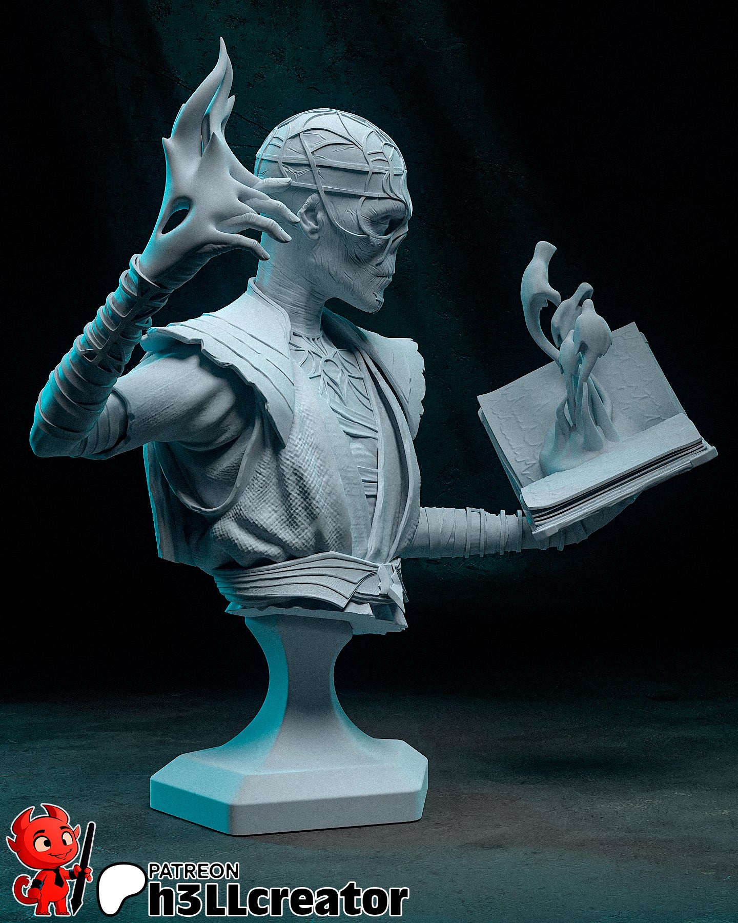 Withurs - 3D Printed Statue / Bust 12 Scale Model Kit