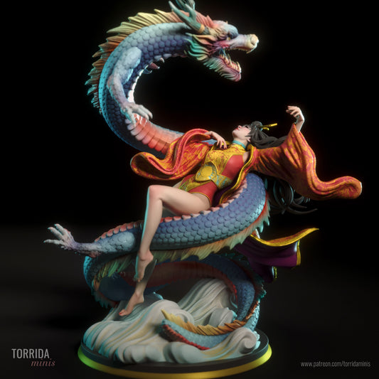 Yahui and the Dragon - 3D Model Kit