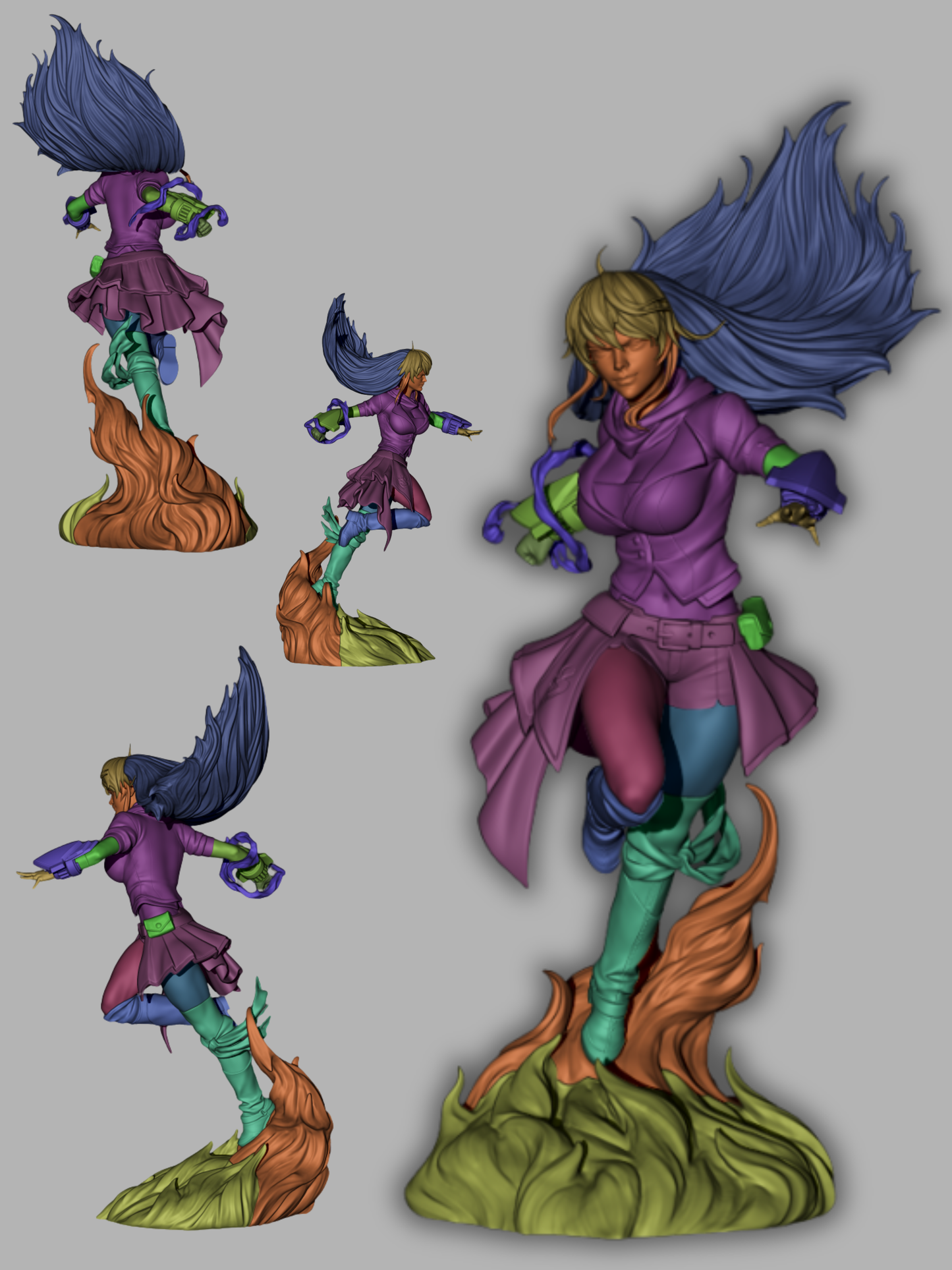 Yang Xiao Long - 3D Printed Statue - 6 Scale