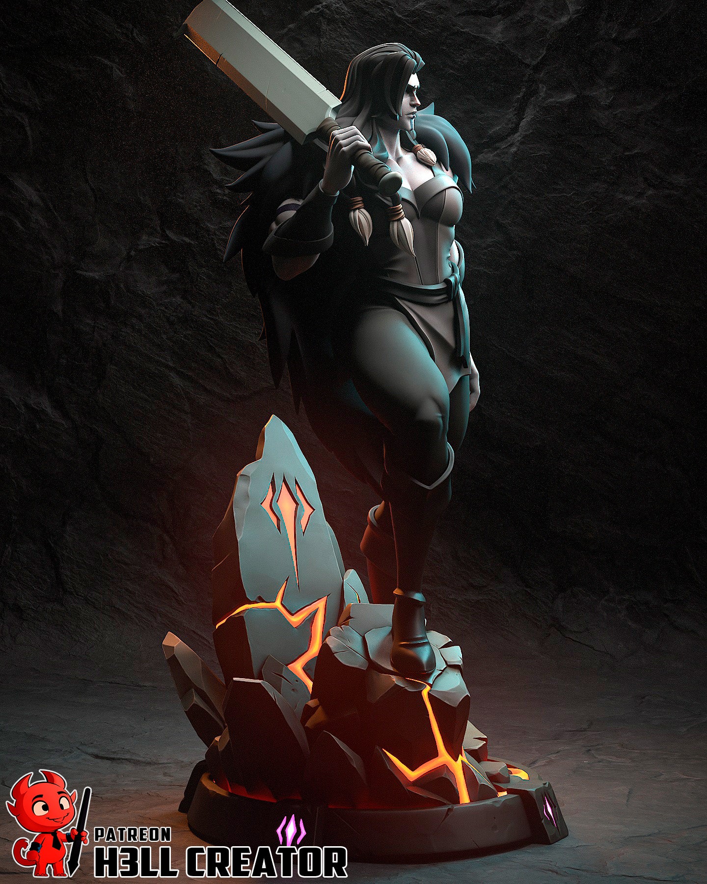 Yasha (The Mighty Nein) - 3D Printed Fan Art Model Kit