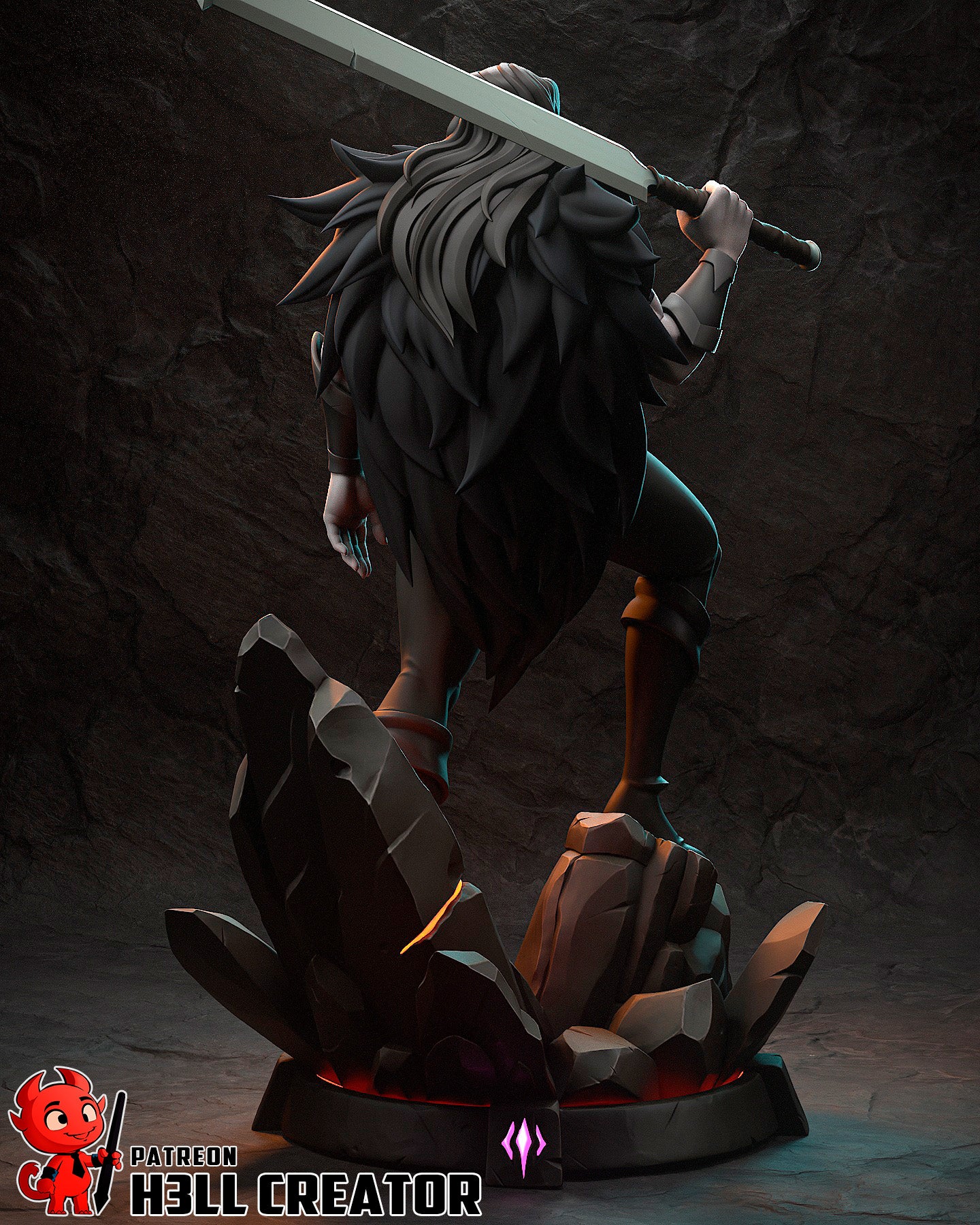 Yasha (The Mighty Nein) - 3D Printed Fan Art Model Kit