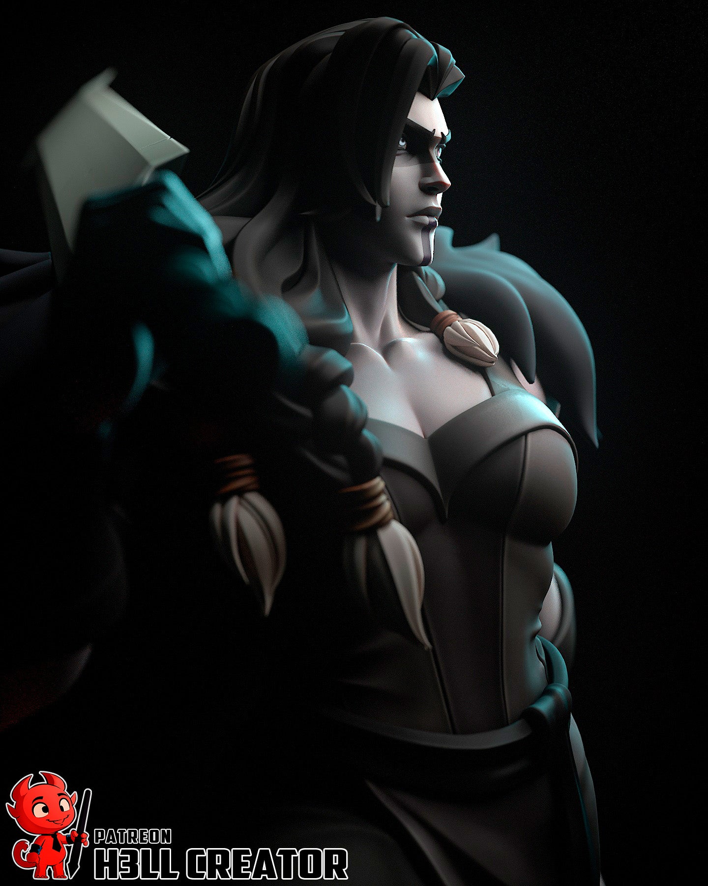 Yasha (The Mighty Nein) - 3D Printed Fan Art Model Kit