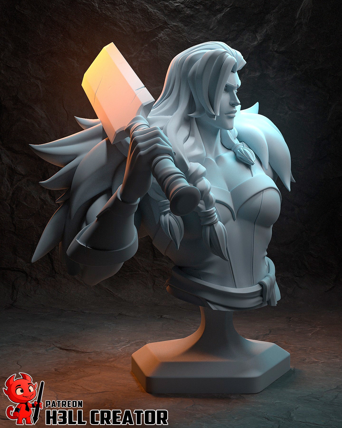Yasha (The Mighty Nein) - 3D Printed Fan Art Model Kit