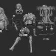 Yennifer (Witcher 3) 3d Printed Model Kit - 1:12