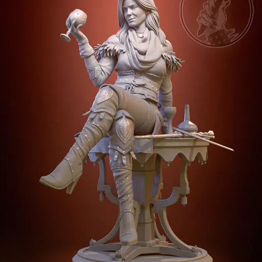 Yennifer (Witcher 3) 3d Printed Model Kit - 1:12