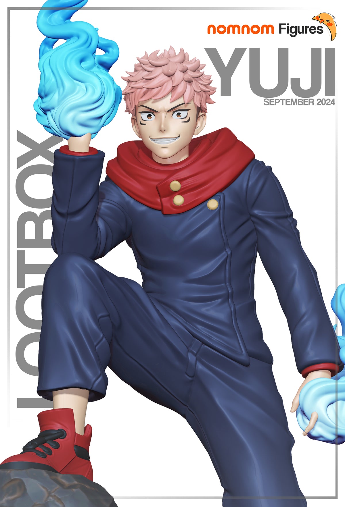 Yuji Paper Model Yuji Itadori (Jujutsu Kaisen) - 3D Print - Model Kit - (Nom Nom ...