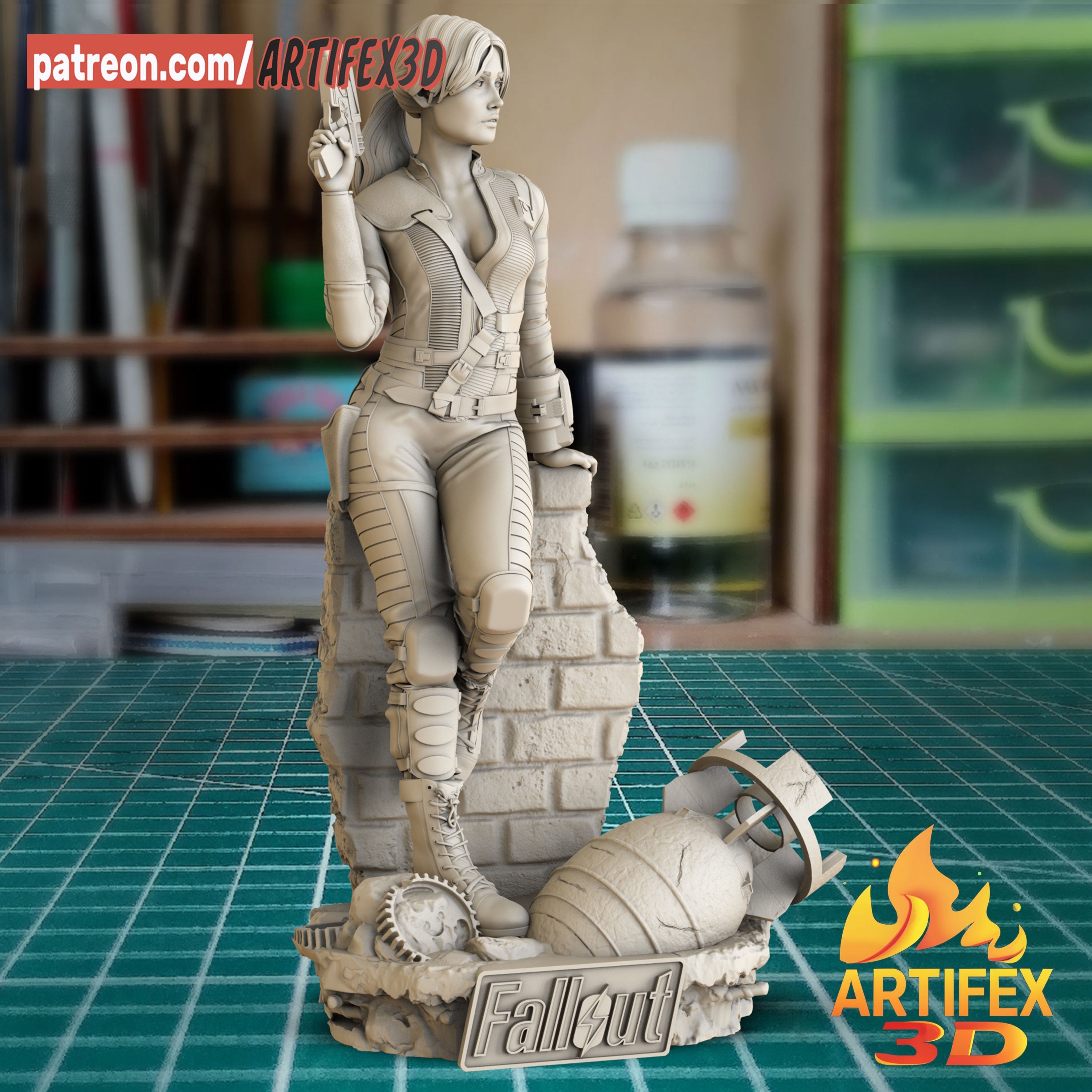 Fallout - Lucy MacLean  - 3D Printed Fan Art