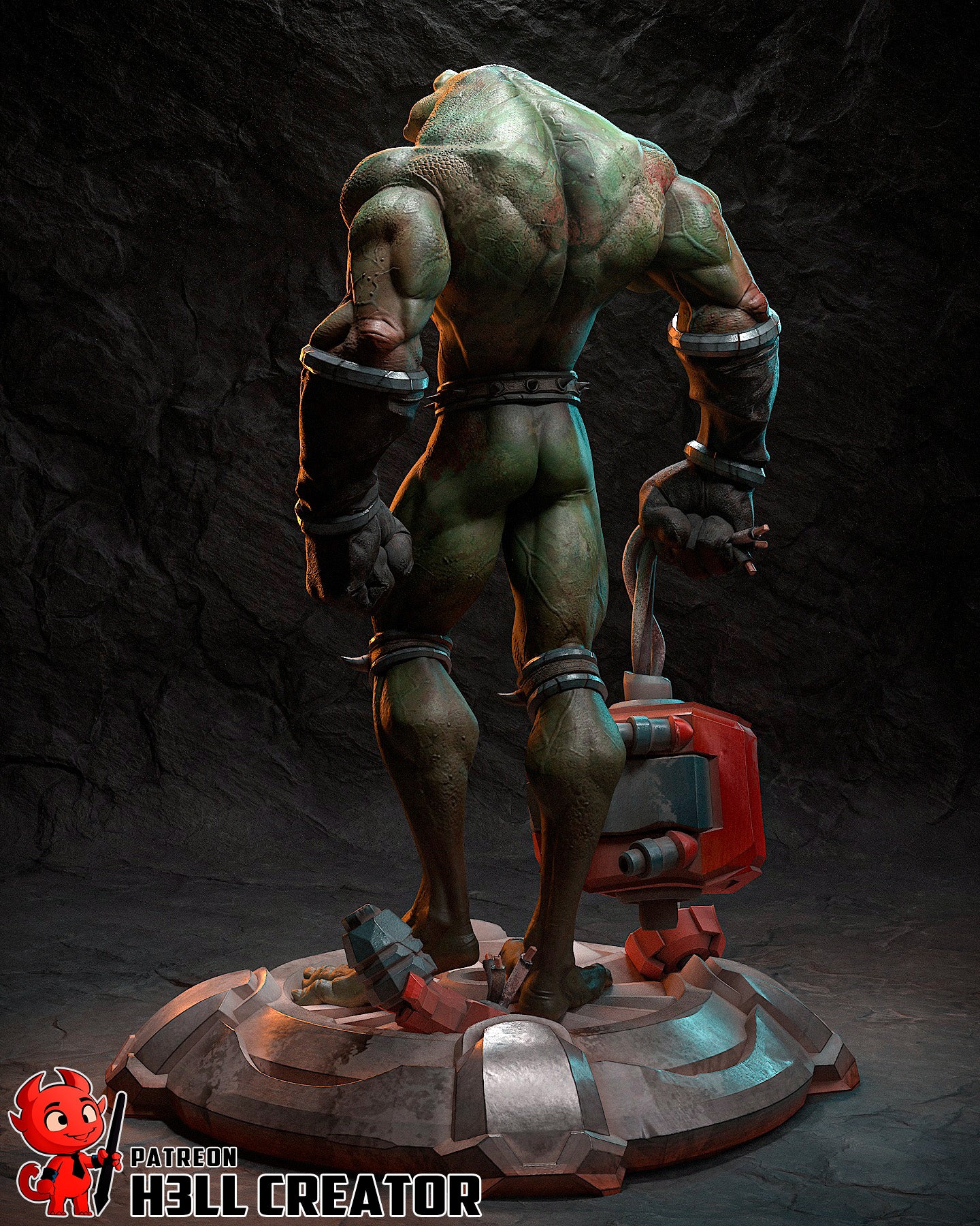 Zitz (Battletoads) - 3D Printed Fan Art Model Kit