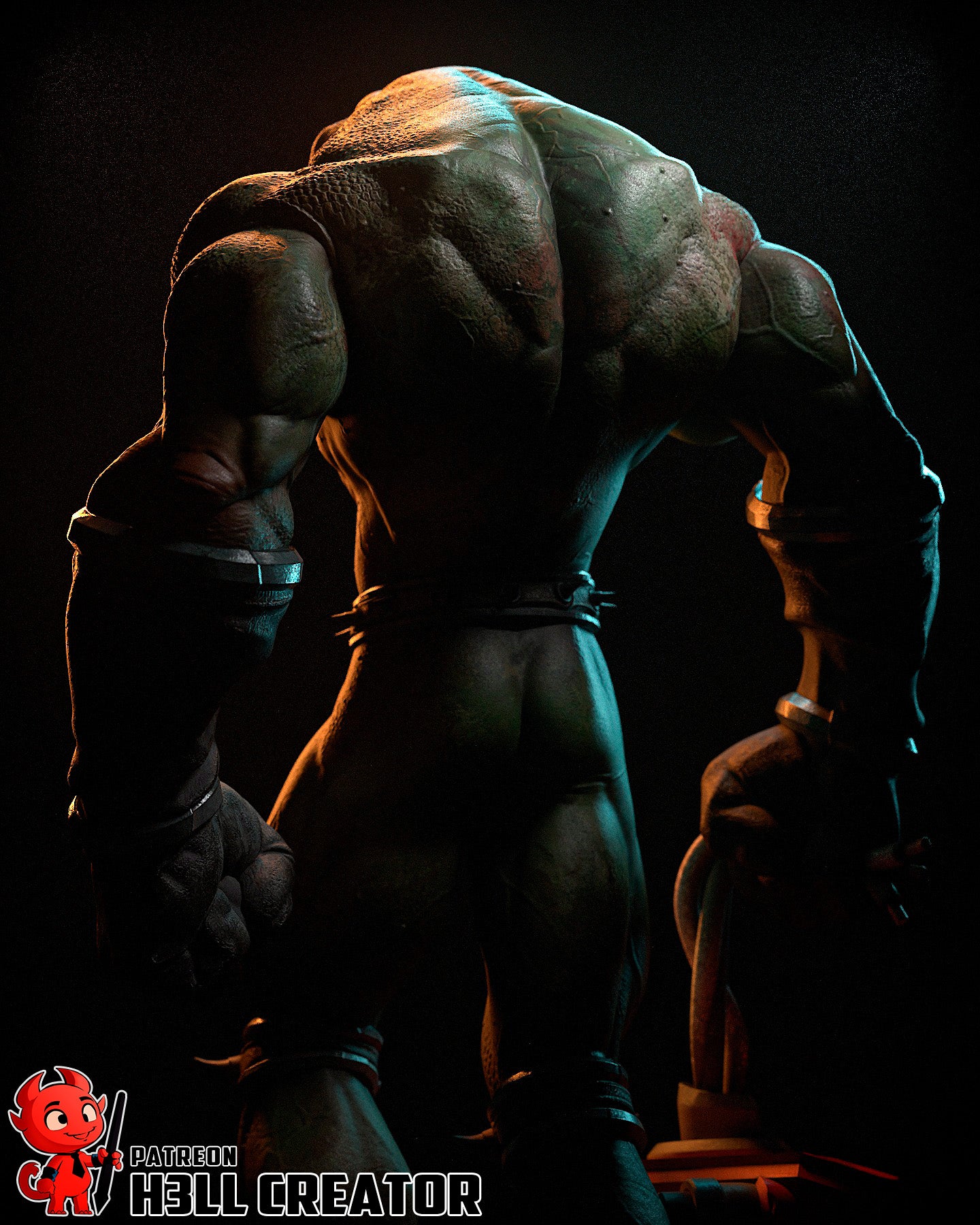 Zitz (Battletoads) - 3D Printed Fan Art Model Kit