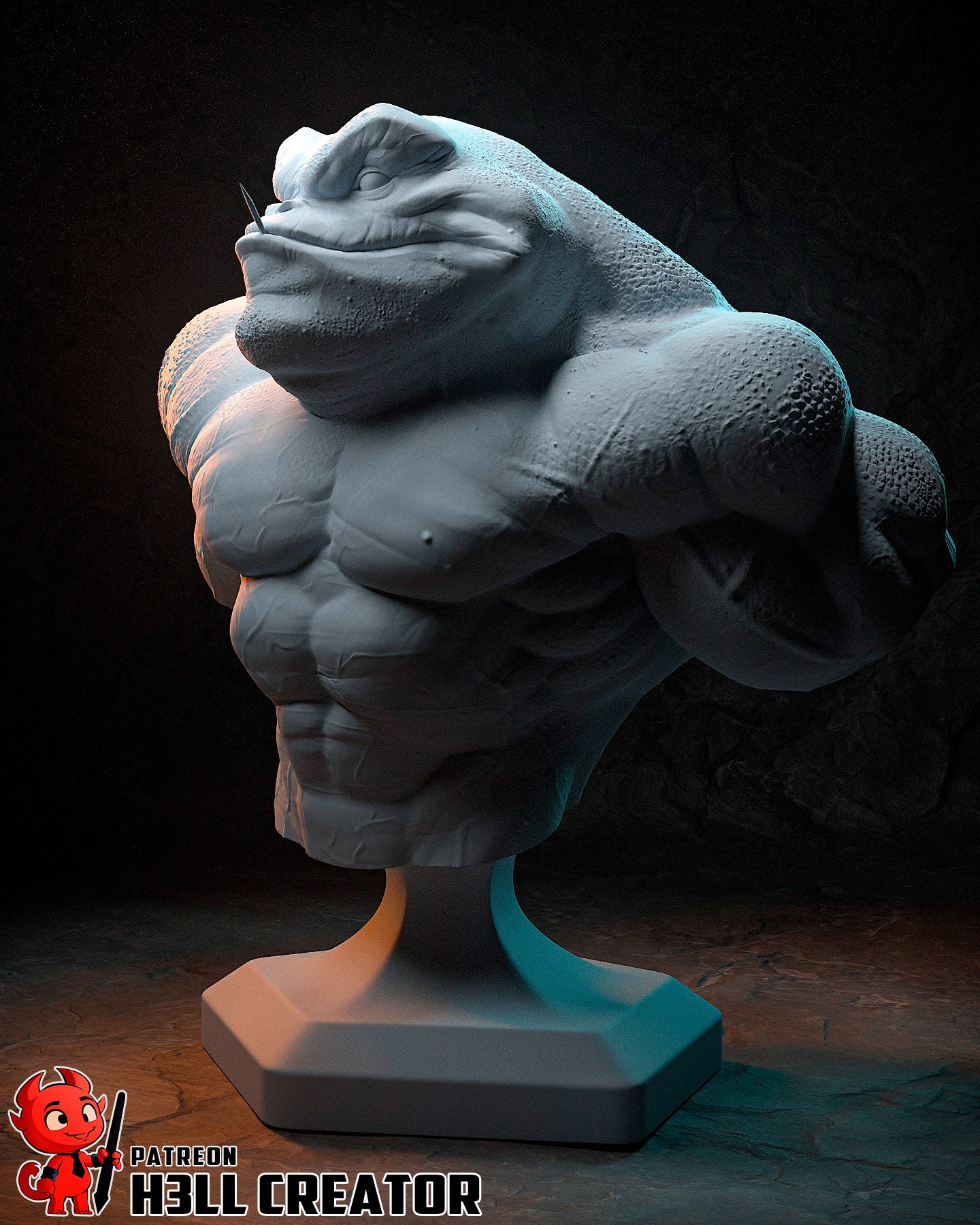 Zitz (Battletoads) - 3D Printed Fan Art Model Kit