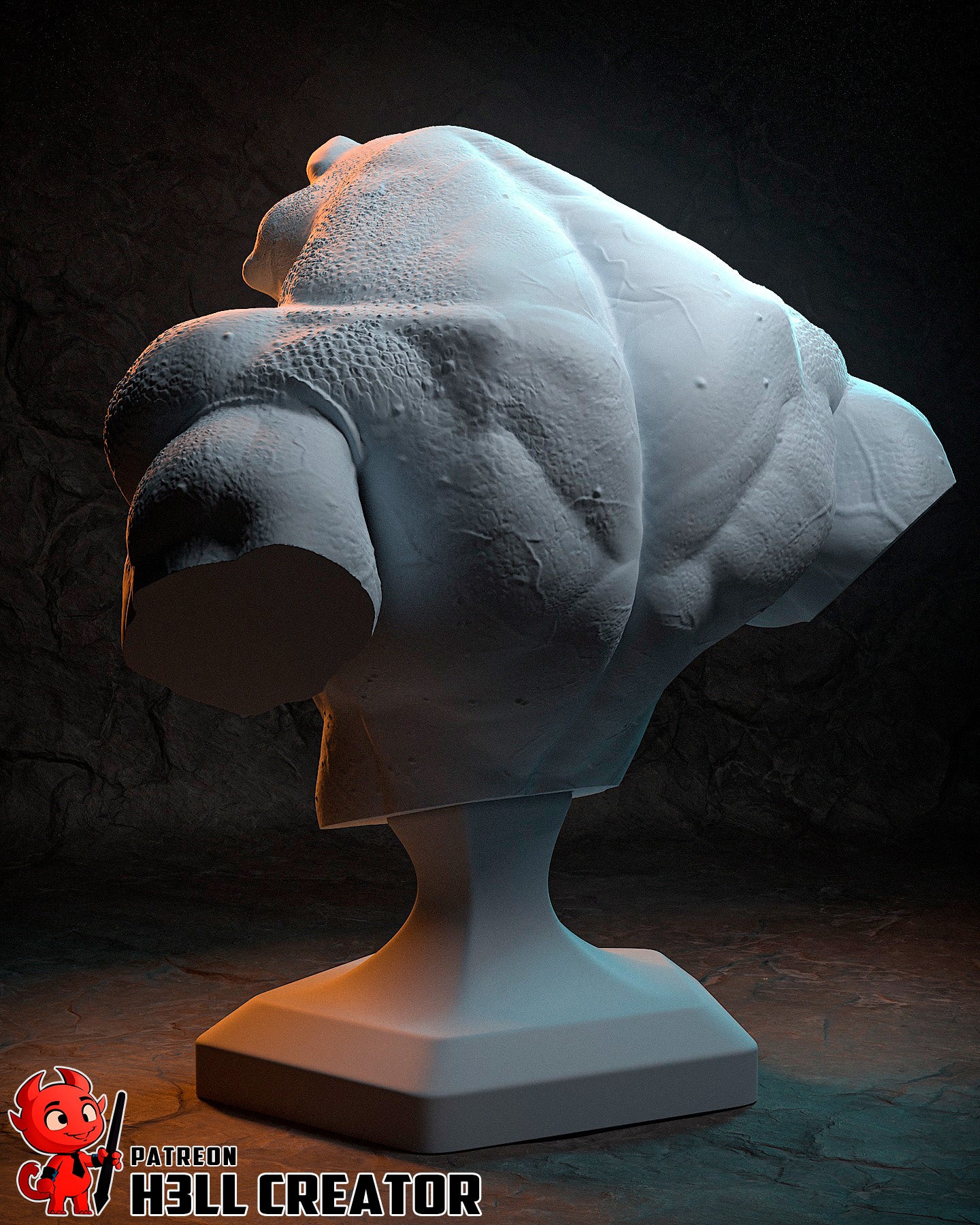 Zitz (Battletoads) - 3D Printed Fan Art Model Kit