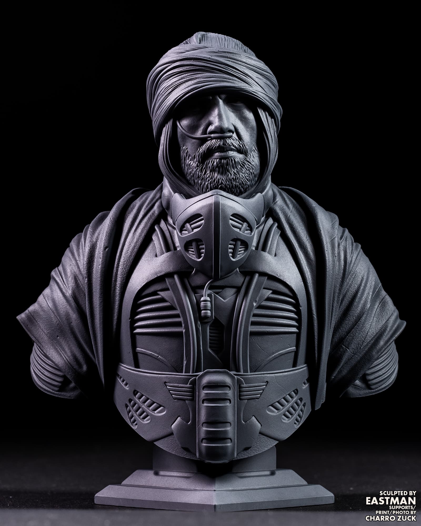 Stilgar (Dune) Bust - 99mm to 199mm 3D Print (Fan Art)