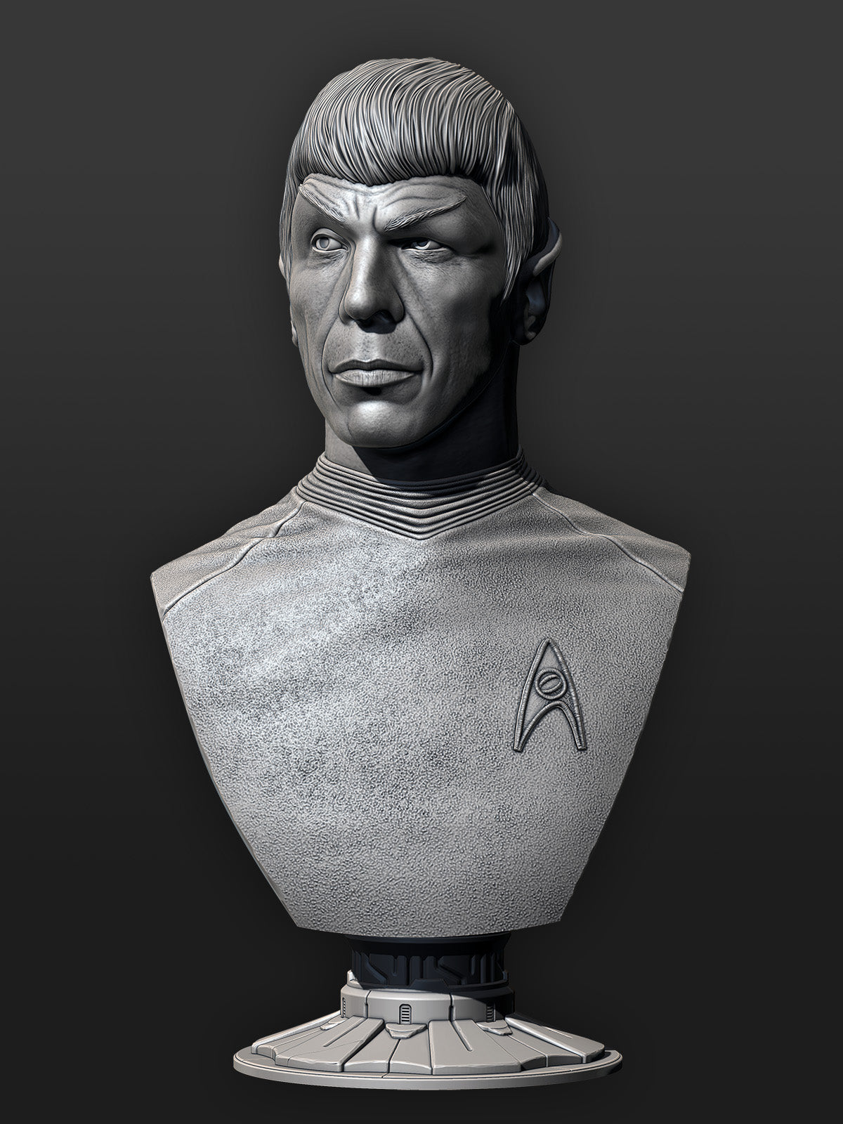 Spock (Star Trek) Bust - 133mm to 266mm 3D Print (Fan Art)