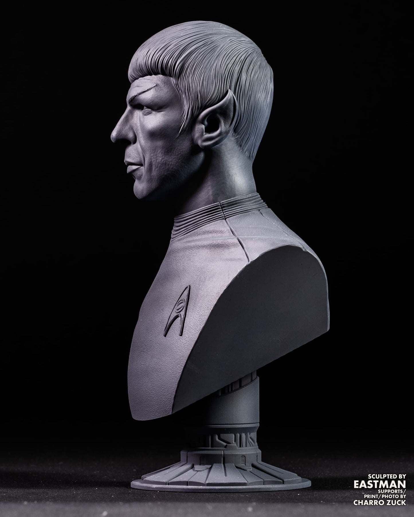 Spock (Star Trek) Bust - 133mm to 266mm 3D Print (Fan Art)