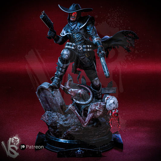 Jericho Cross (Darkwatch) - Fan Art - 3D Print Kit - 1:10