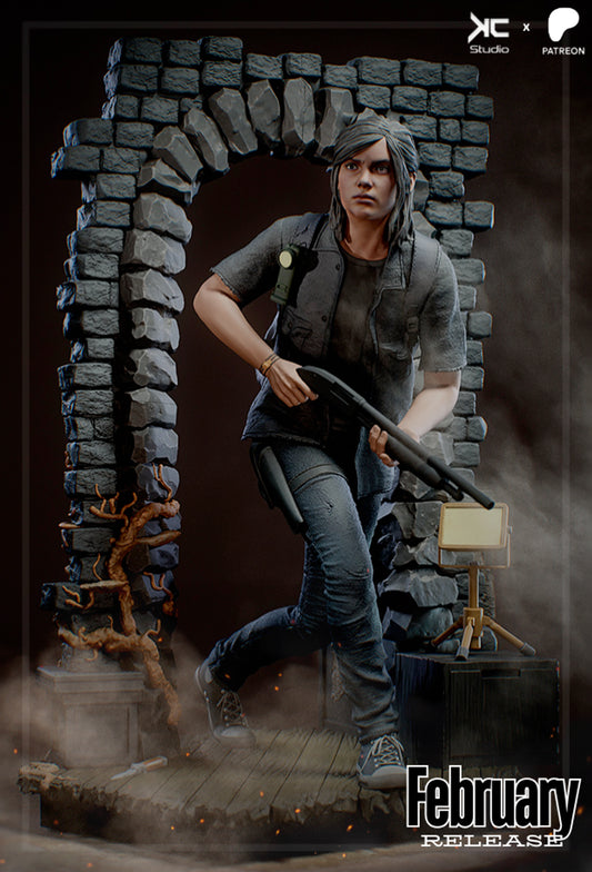 Ellie (Last of Us) - 3D Print Model Kit - 1:10 Scale - Fan Art