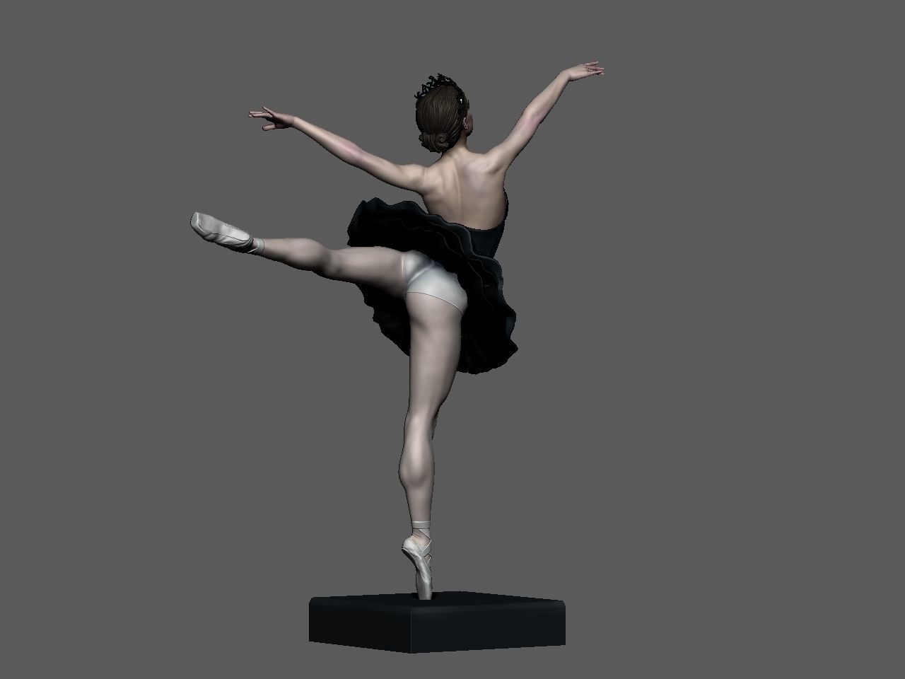 Black Swan Statue 3D Print Model Kit Unpainted and Unassembled 240mm