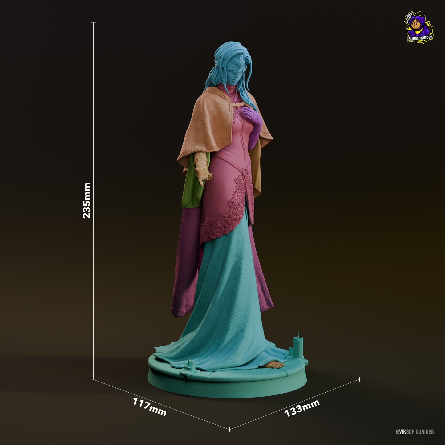 Fire Keeper - 3D Printed Statue Dark Souls