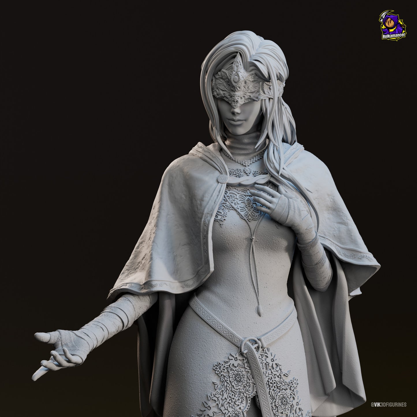 Fire Keeper - 3D Printed Statue Dark Souls