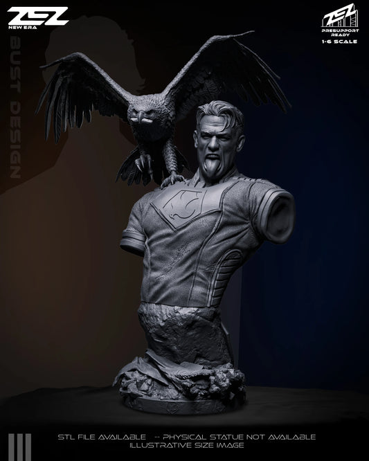 Peacemaker - 6 Scale 3D printed Model Statue / Bust Kit