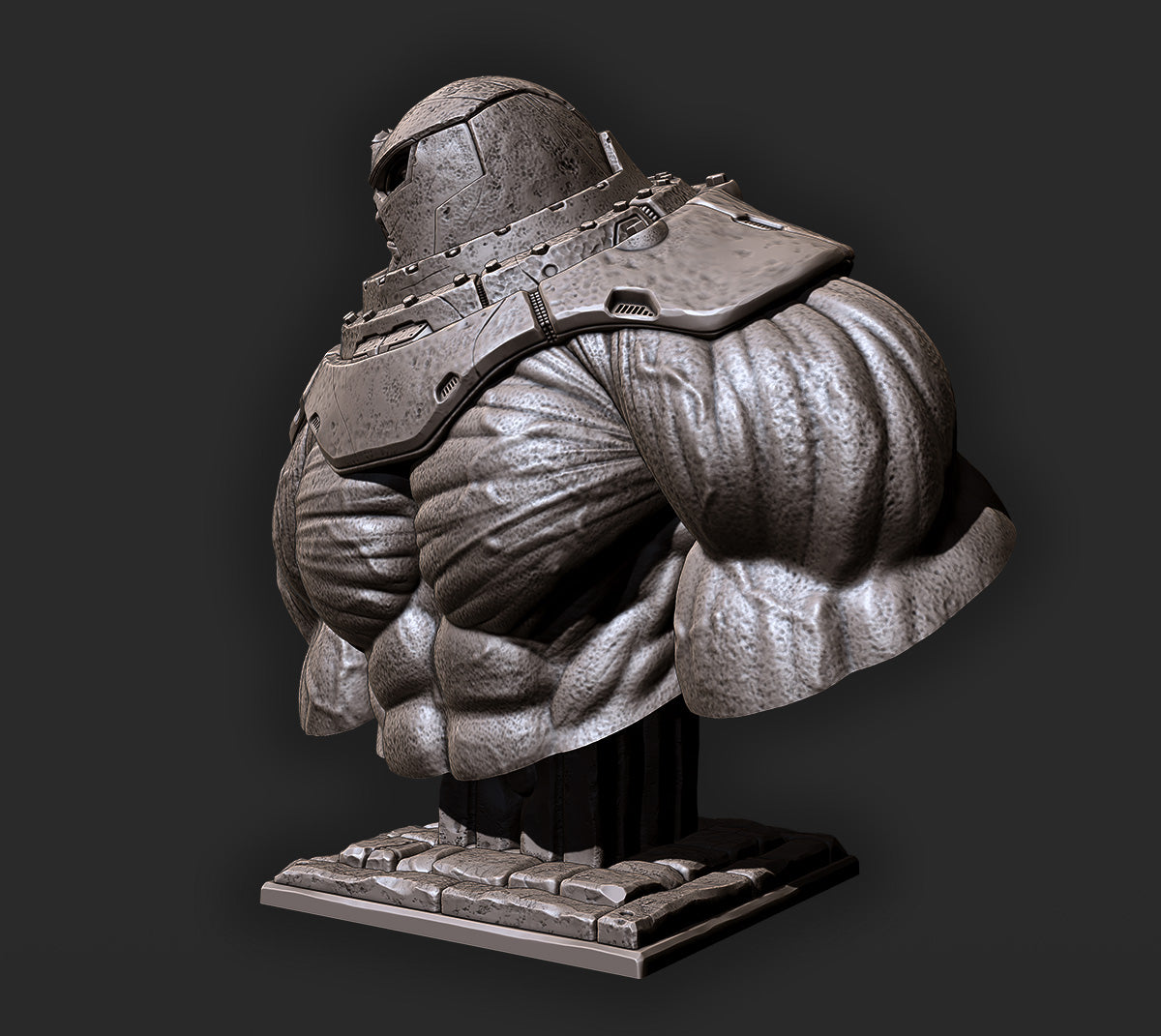 Juggernaut (Marvel) Bust - 94mm to 188mm 3D Print (Fan Art)