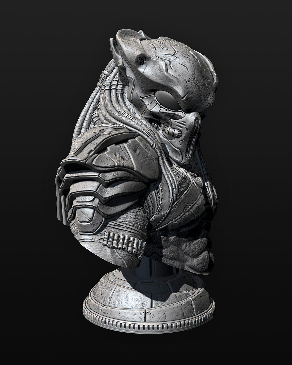 Predator (Movie) Bust - 100mm to 235mm 3D Print (Fan Art)